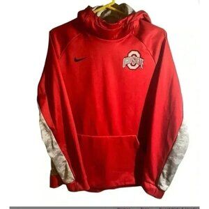 Nike Ohio State Red Hoodie W/ Camo Accents Mens L Polyester Blend